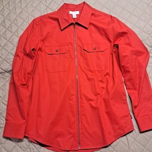 Calvin Klein Blood Orange shirt jacket, M
